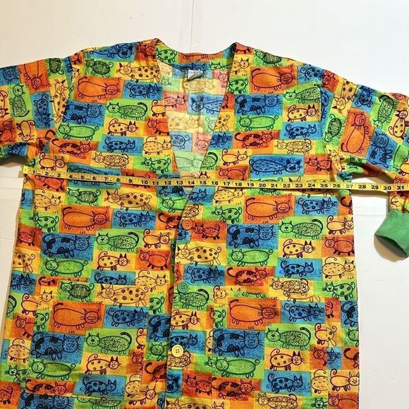 Bundle of 2 scrub tops vintage size XL - Picture 5 of 12